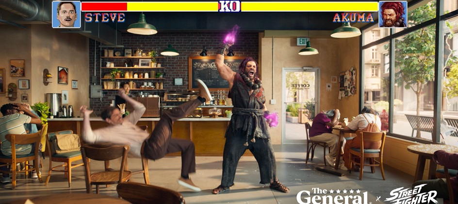 The General brings Akuma to insurance advertising